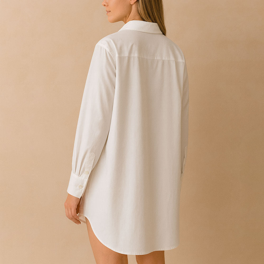 Chemise Oversize Blanche élégante