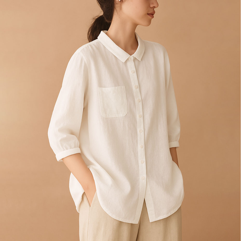 Chemise Oversize à col Rond