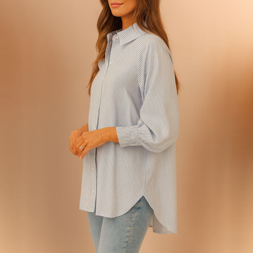 Chemise Oversize à Rayures