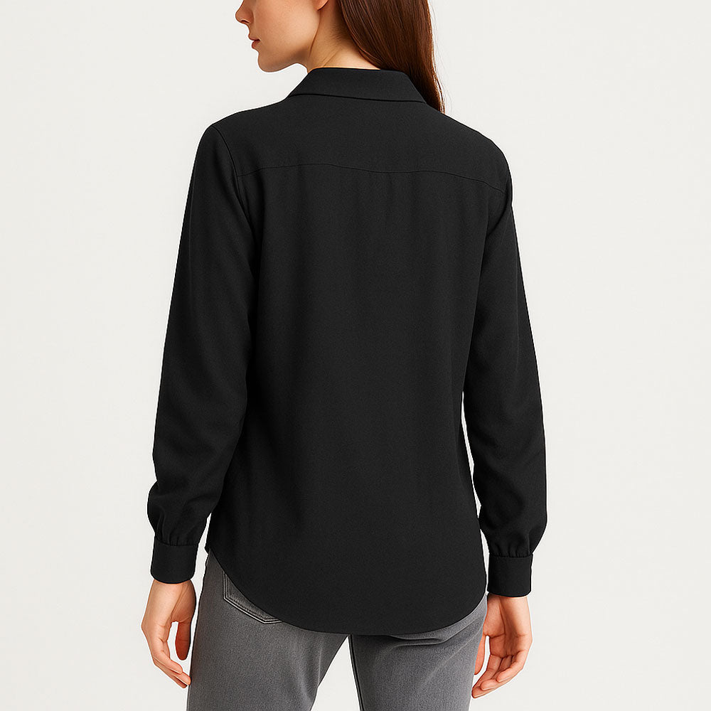 Chemise Noire Élégante