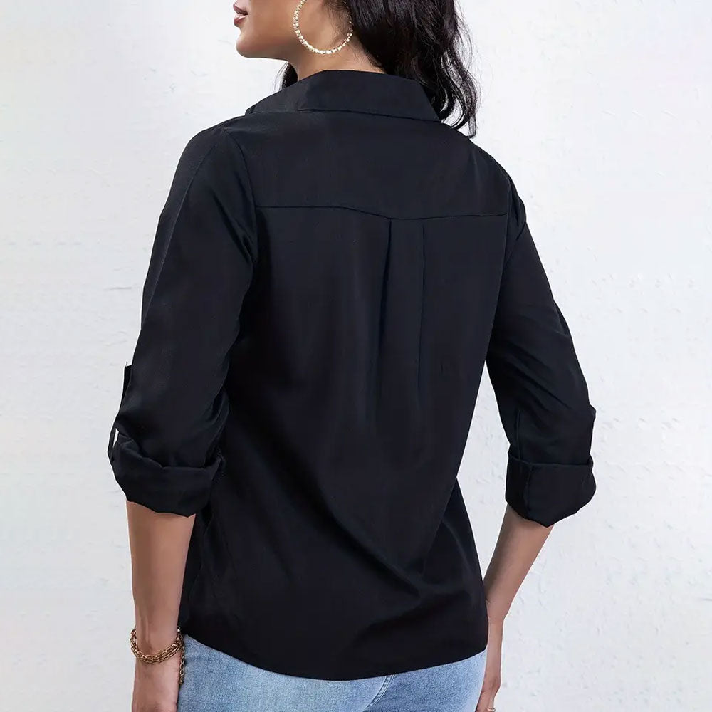 Chemise noire casual