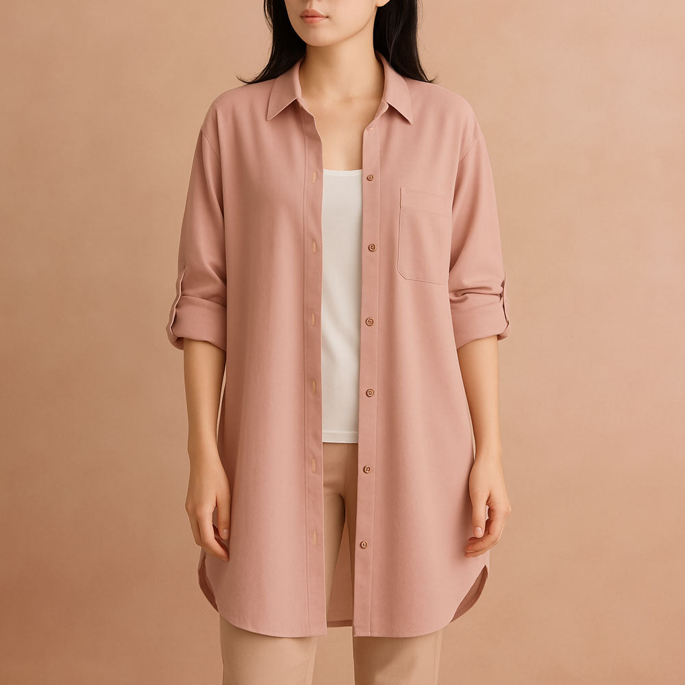 Chemise Longue Décontractée