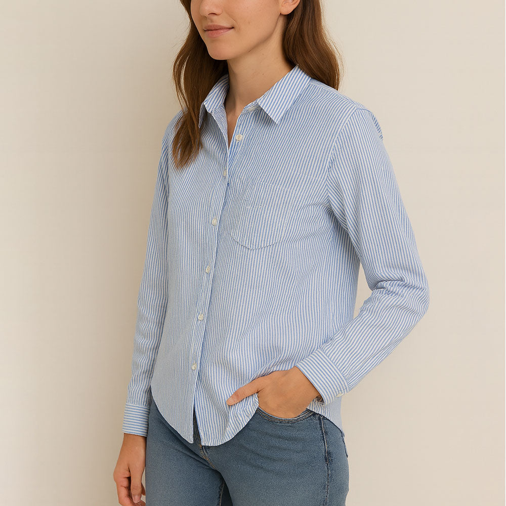 Chemise Rayée Oxford Classique
