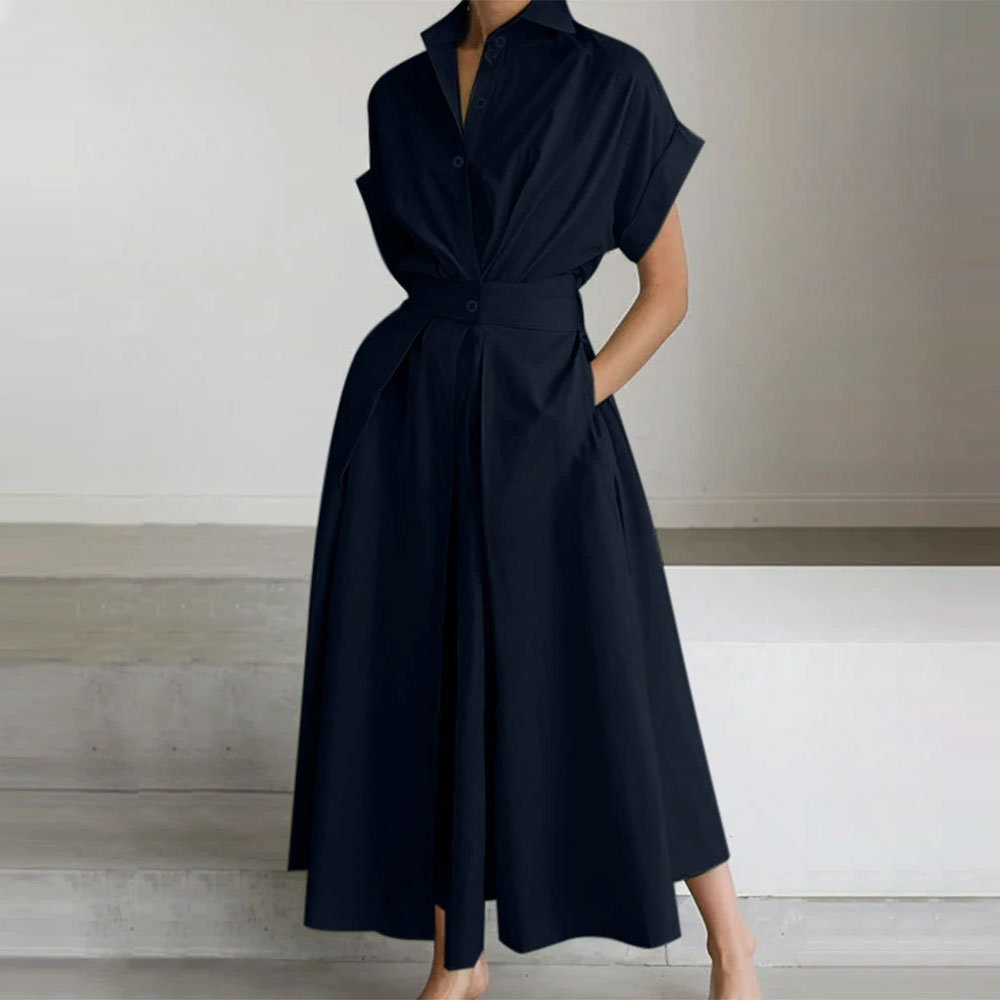 Robe Chemise Élégante Ceinturée
