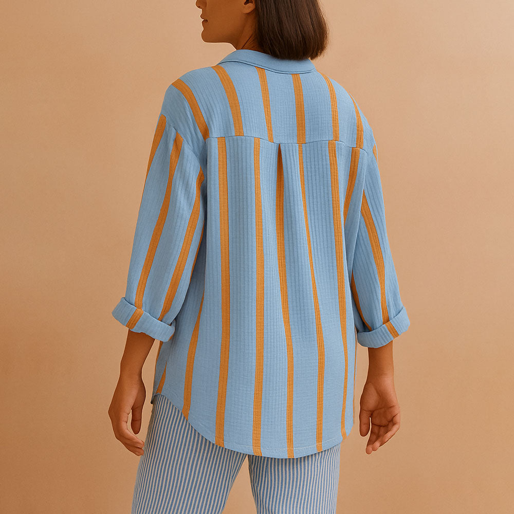 Chemise Oversize en Gaze de Coton