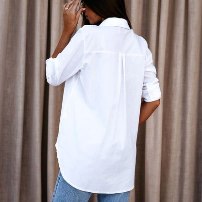 Chemise blanche classique et intemporelle