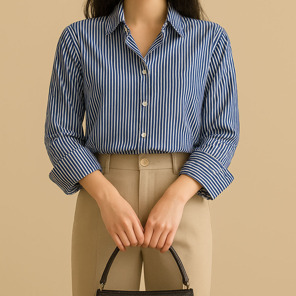 Chemise à Rayures Verticales