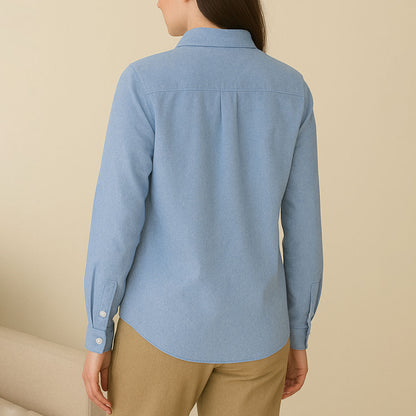 Chemise Bleu Oxford Classique