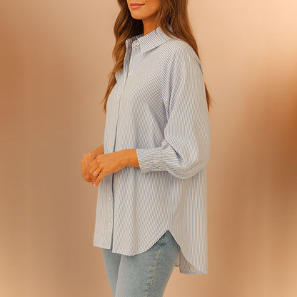 Chemise Oversize à Rayures