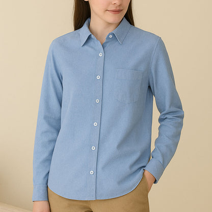 Chemise Bleu Oxford Classique