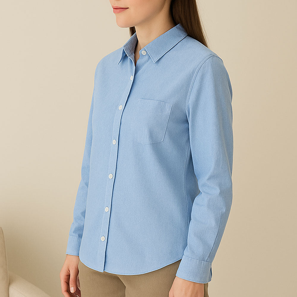 Chemise Bleu Oxford Classique