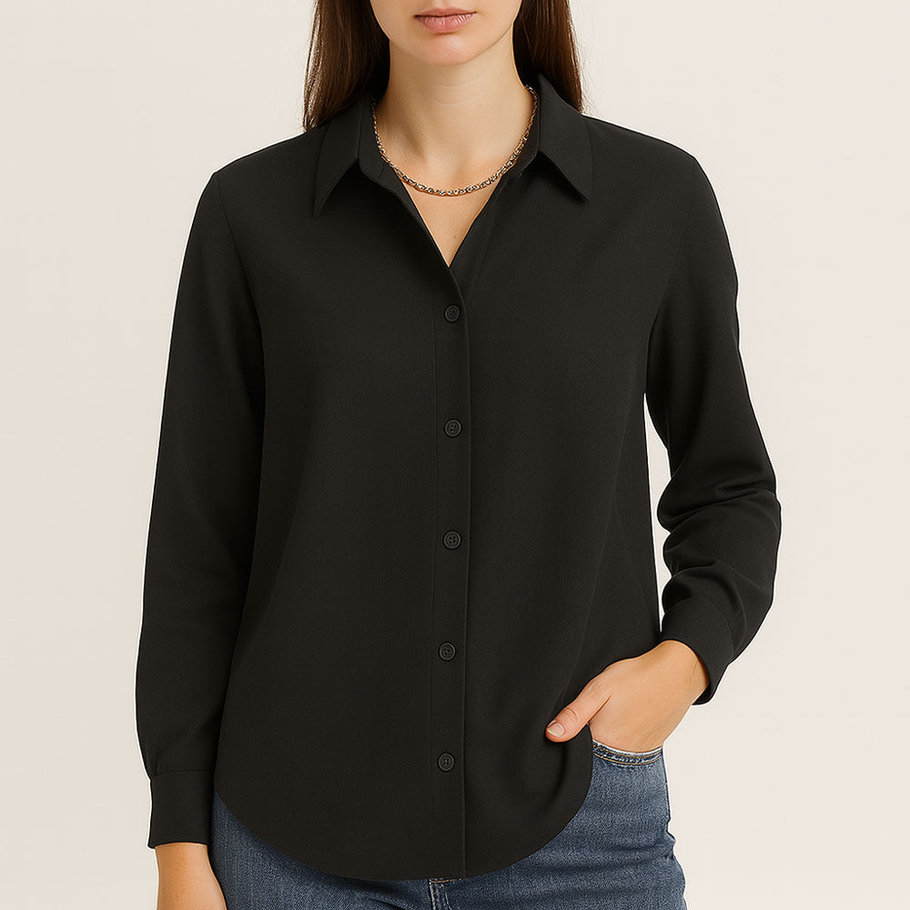 Chemise Noire Élégante
