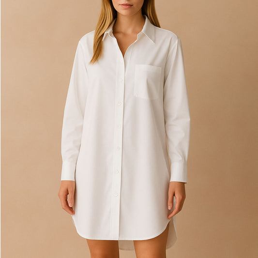 Chemise Oversize Blanche élégante