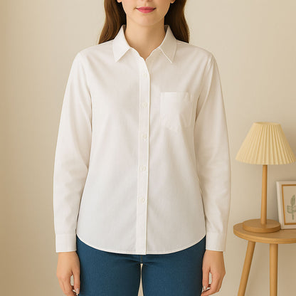 Chemise Blanche Oxford Classique