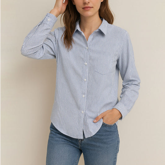 Chemise Rayée Oxford Classique