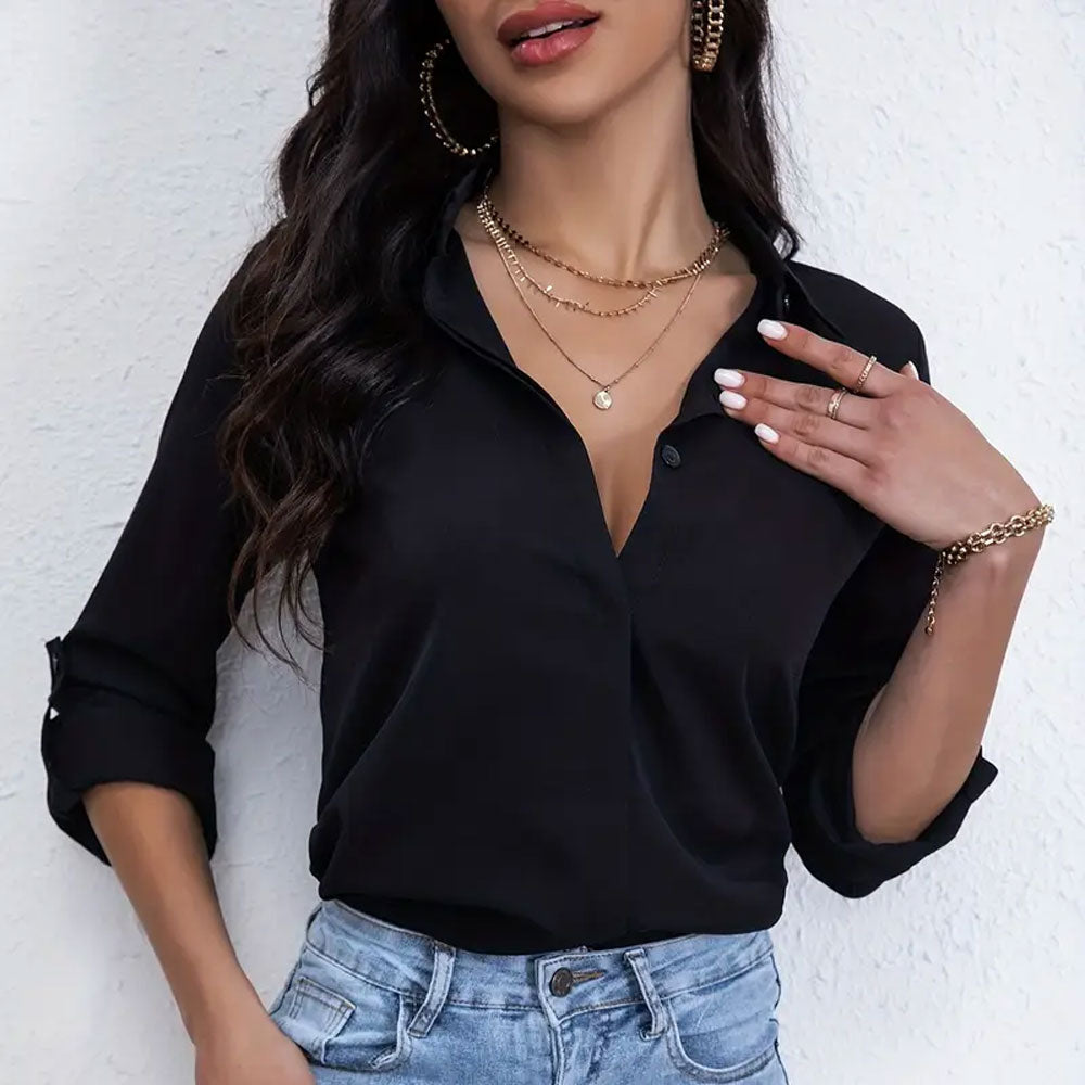 Chemise noire casual