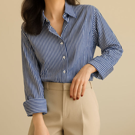 Chemise à Rayures Verticales