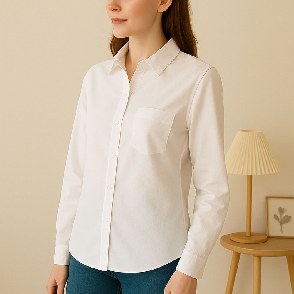 Chemise Blanche Oxford Classique