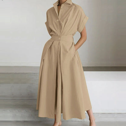 Robe Chemise Élégante Ceinturée