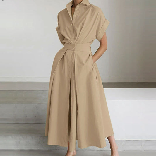 Robe Chemise Élégante Ceinturée