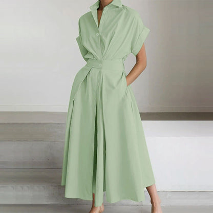 Robe Chemise Élégante Ceinturée