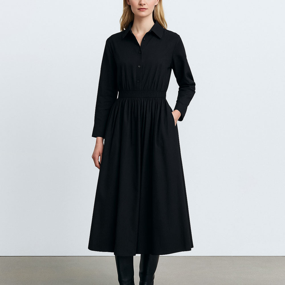 Robe Chemise Élégante Longue