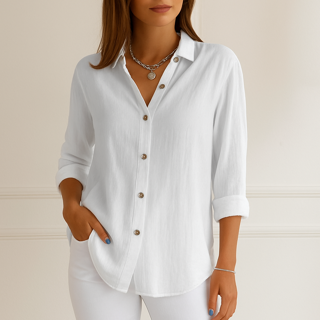 Chemise Blanche Décontractée Légère