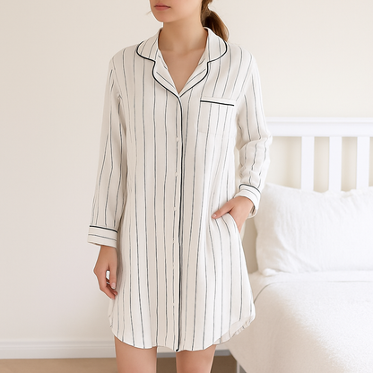 Chemise de nuit longue - légère et confortable