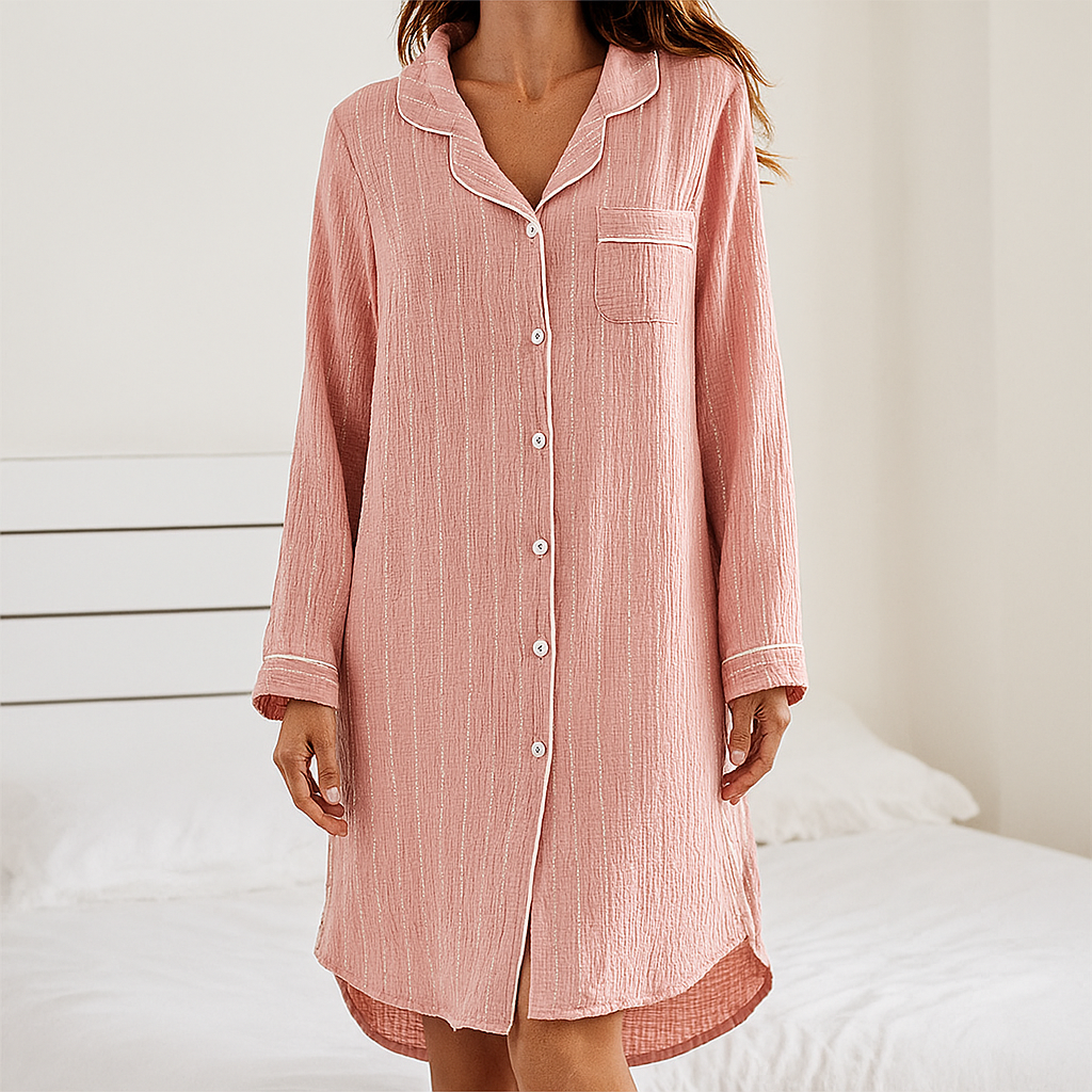 Chemise de nuit longue - légère et confortable