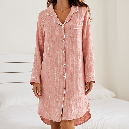 Chemise de nuit longue - légère et confortable