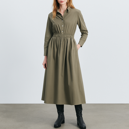 Robe Chemise Élégante Longue