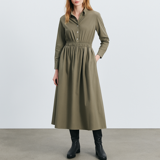 Robe Chemise Élégante Longue