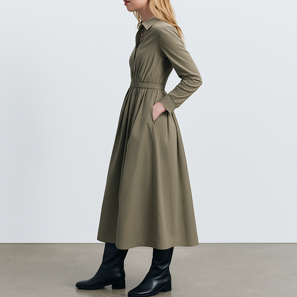 Robe Chemise Élégante Longue