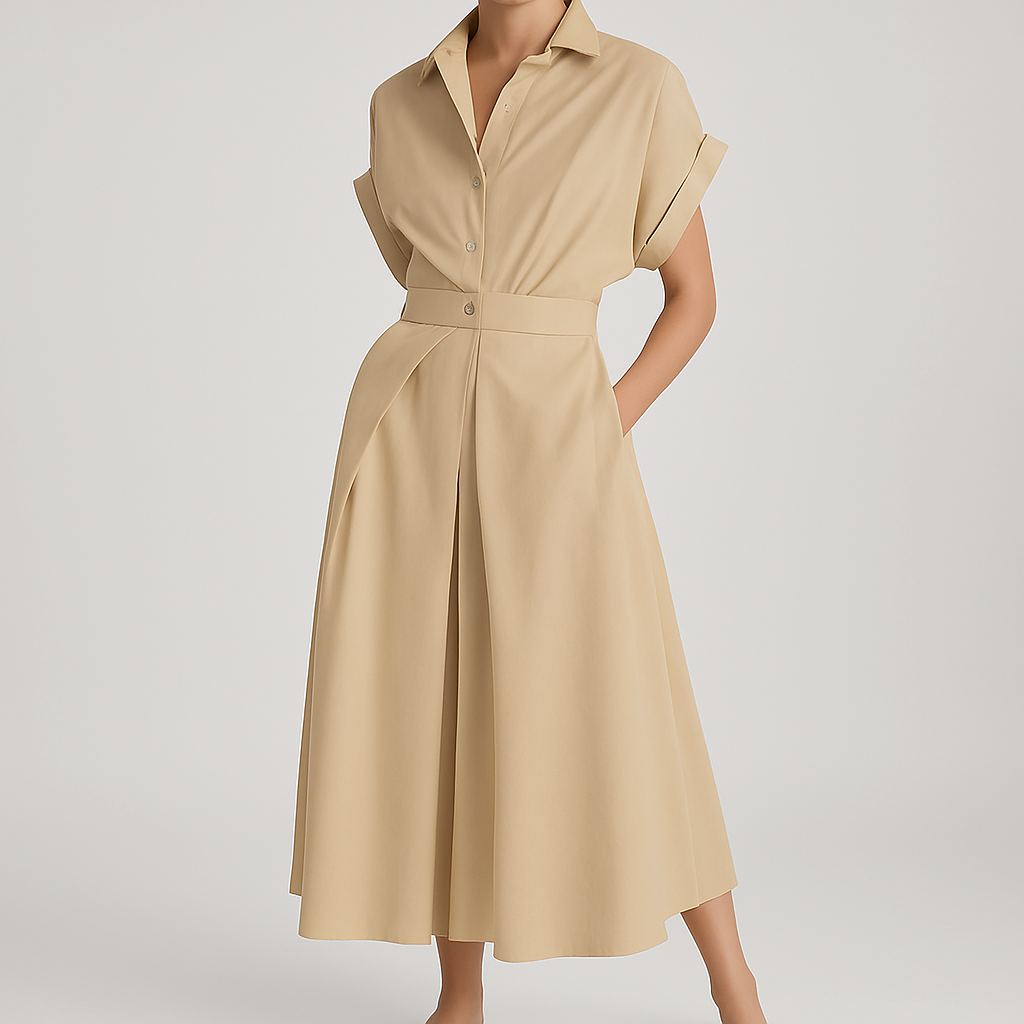Robe Chemise Élégante Ceinturée