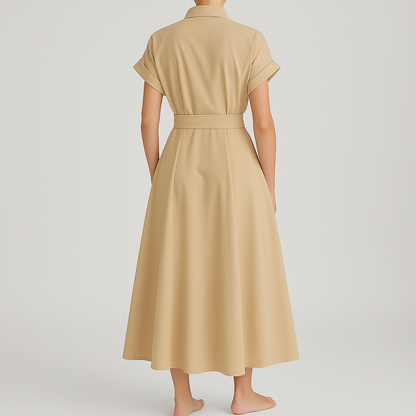 Robe Chemise Élégante Ceinturée