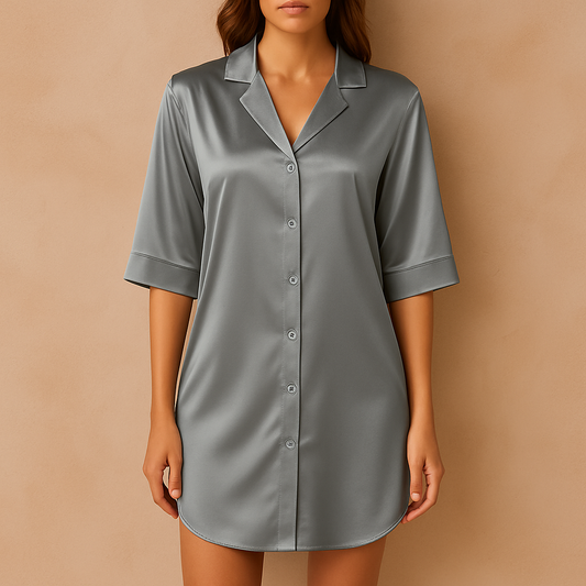 Chemise de nuit satinée
