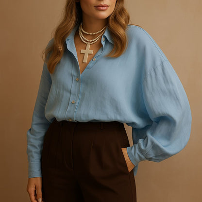 Chemise Oversize en Lin