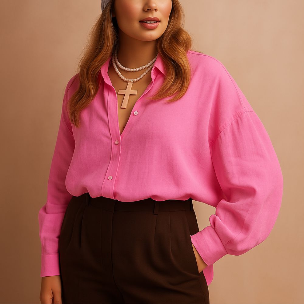 Chemise Oversize en Lin