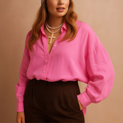 Chemise Oversize en Lin