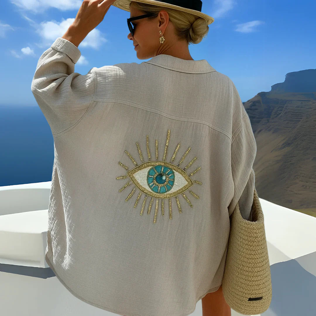 Chemise Oversize Horus En Coton
